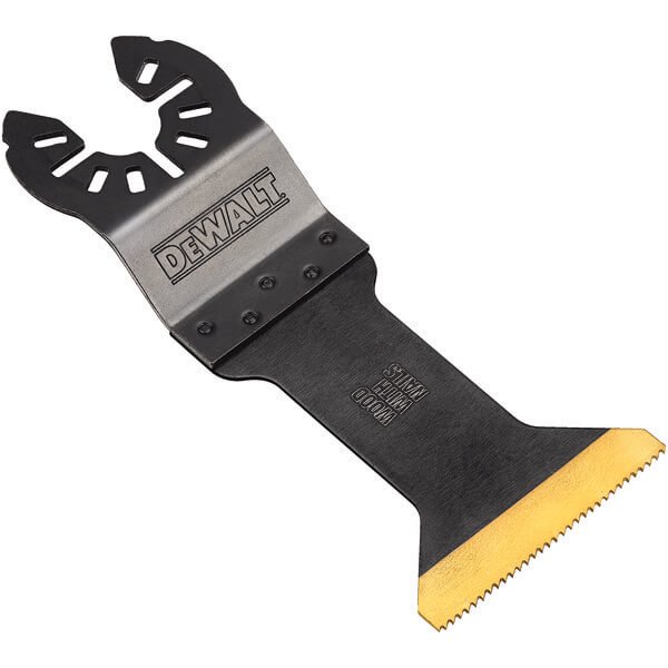 DEWALT DWA4204-1-3/4 In Titanium Oscillating Tool Blade For Wood with Nails (1 Pack) - Wise Line Tools