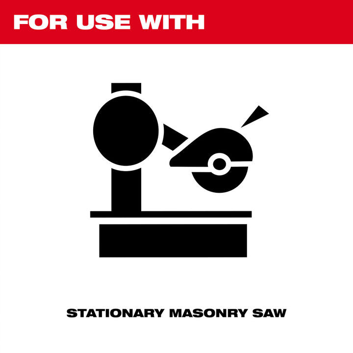 Milwaukee 49-94-1925 - 10" x 1/8" x 5/8" Masonry Cut Off Wheel -Type 1