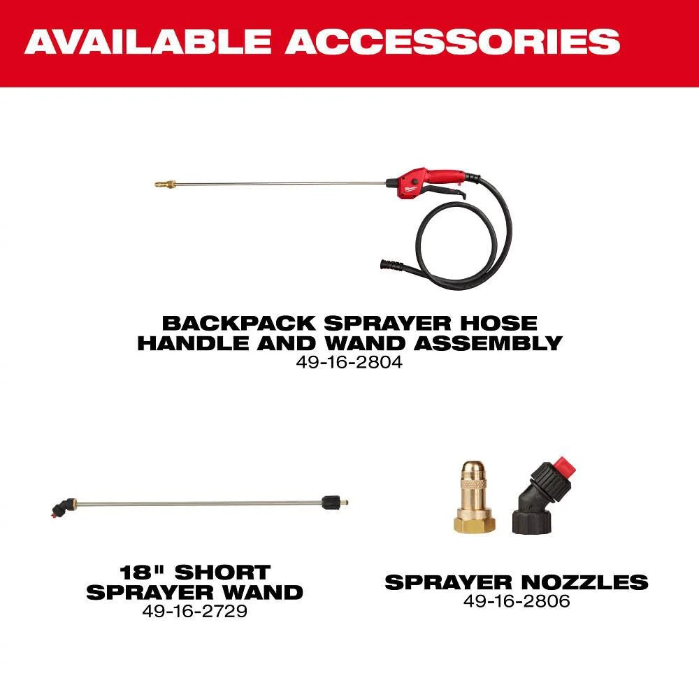Milwaukee 3019-20PS - M18 4-Gallon Backpack Sprayer w/ SWITCH TANK