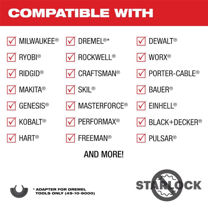 Milwaukee 49-10-9001 - OPEN-LOK 3PC ALL PURPOSE MULTI-TOOL BLADE VARIETY PACK