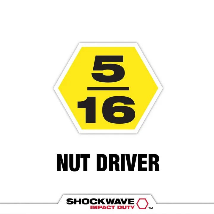 Milwaukee 49-66-4533 - SHOCKWAVE Impact Duty 5/16inch x 2-9/16inch Magnetic Nut Driver