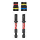 Milwaukee 49-66-4565 - SHOCKWAVE Impact Duty QUIK-CLEAR 2-in-1 Magnetic Nut Driver Set 2 Piece
