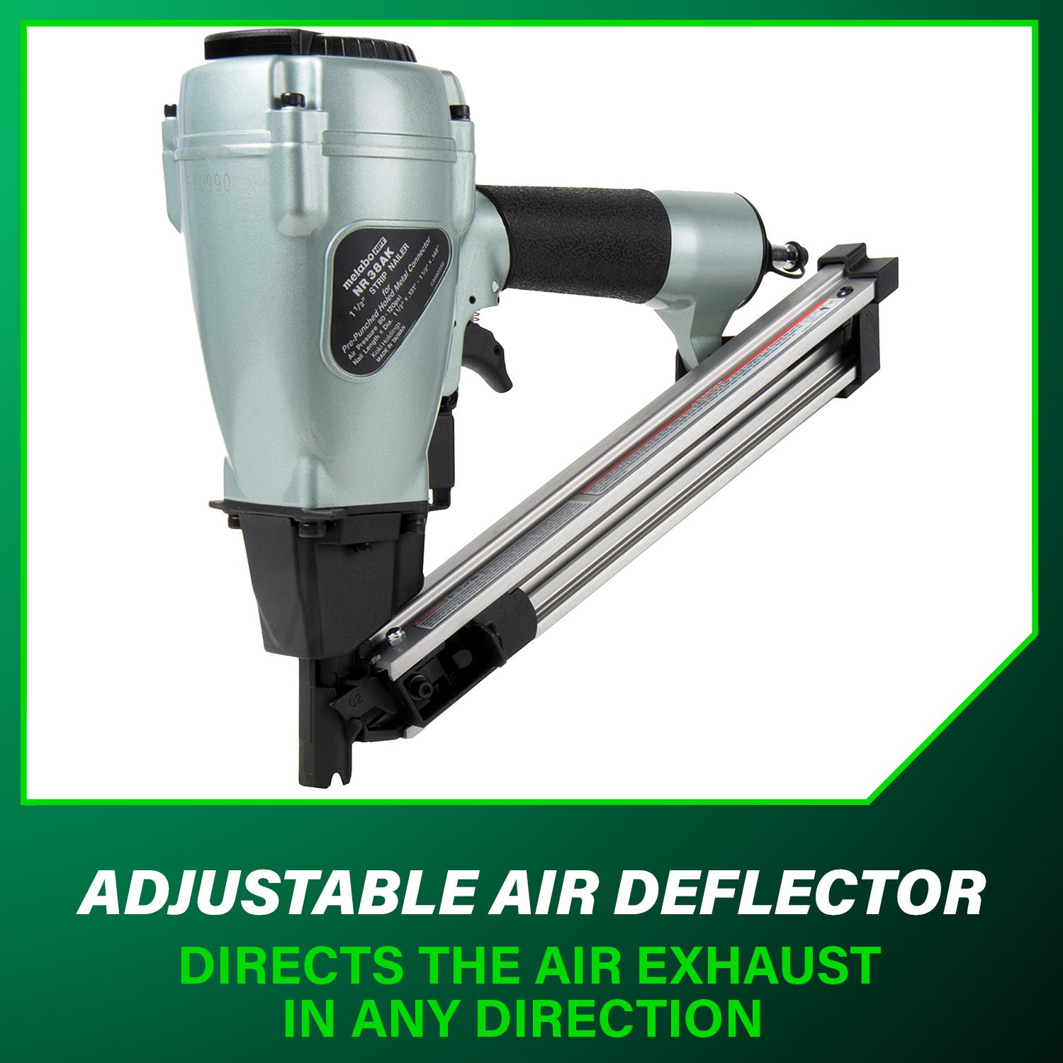 METABO HPT NR38AKM - 36 Degree 1-1/2 Inch Strap-Tite® Metal Connector Nailer