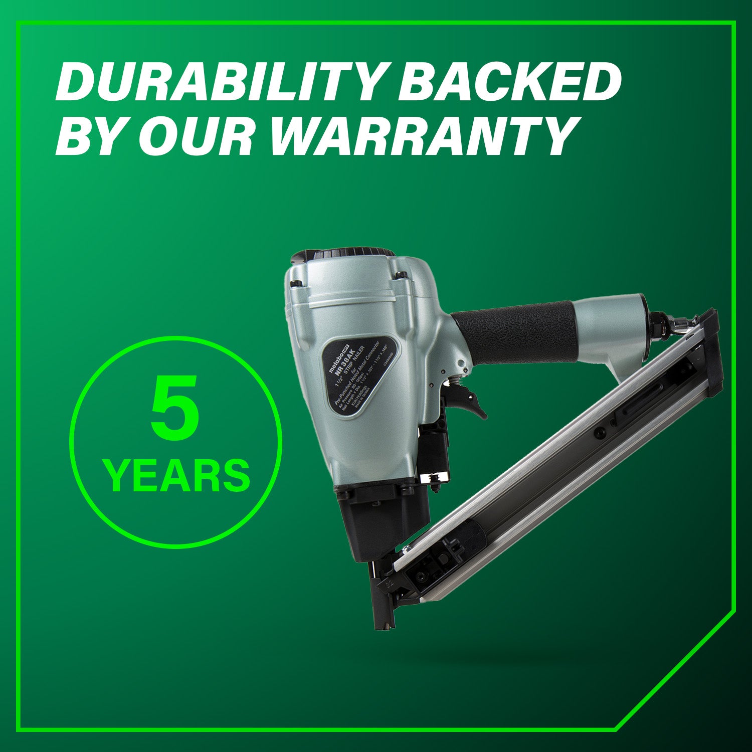 METABO HPT NR38AKM - 36 Degree 1-1/2 Inch Strap-Tite® Metal Connector Nailer