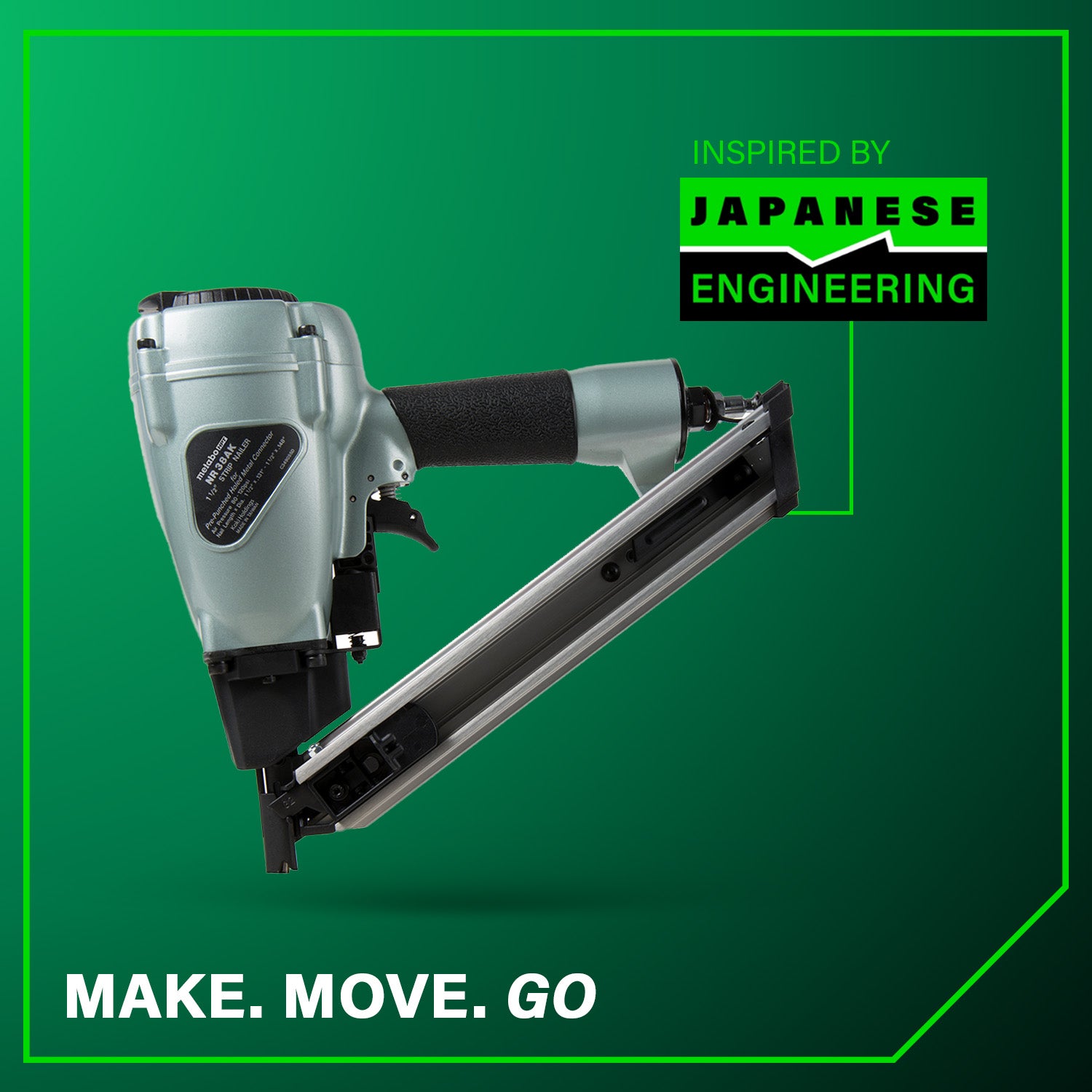 METABO HPT NR38AKM - 36 Degree 1-1/2 Inch Strap-Tite® Metal Connector Nailer