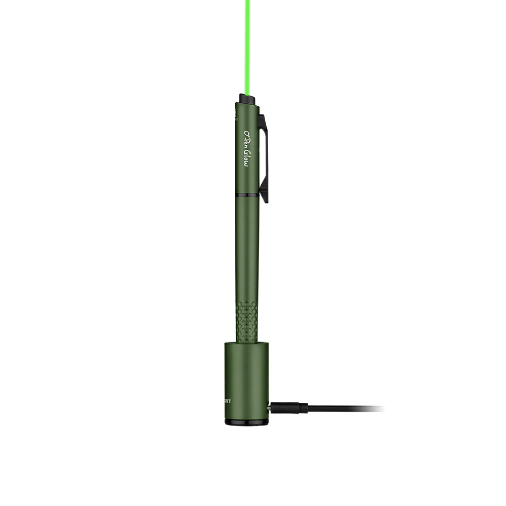 Olight O'Pen Glow Rechargeable Penlight - OD Green