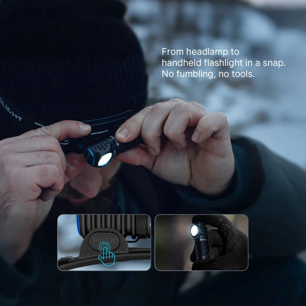 Olight Perun 3 Mini Headlamp & Flashlight - Black