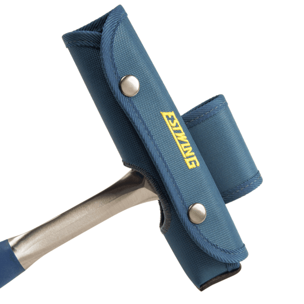 Estwing E3-20BLC - Blue Vinyl Gripped 20oz Bricklayer / Mason’s Hammer