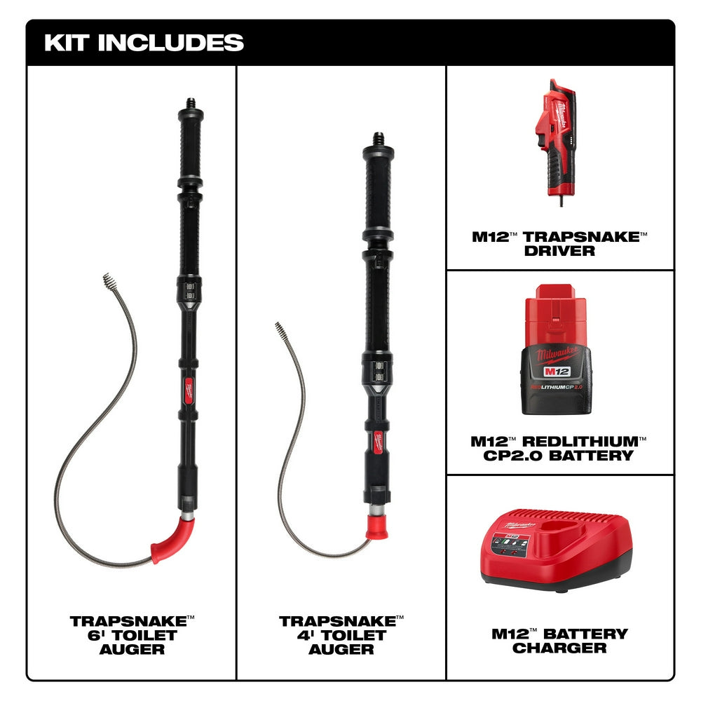 Milwaukee 3577-21 - M12™ TRAPSNAKE™ 2-Tool Combo Kit - Wise Line Tools