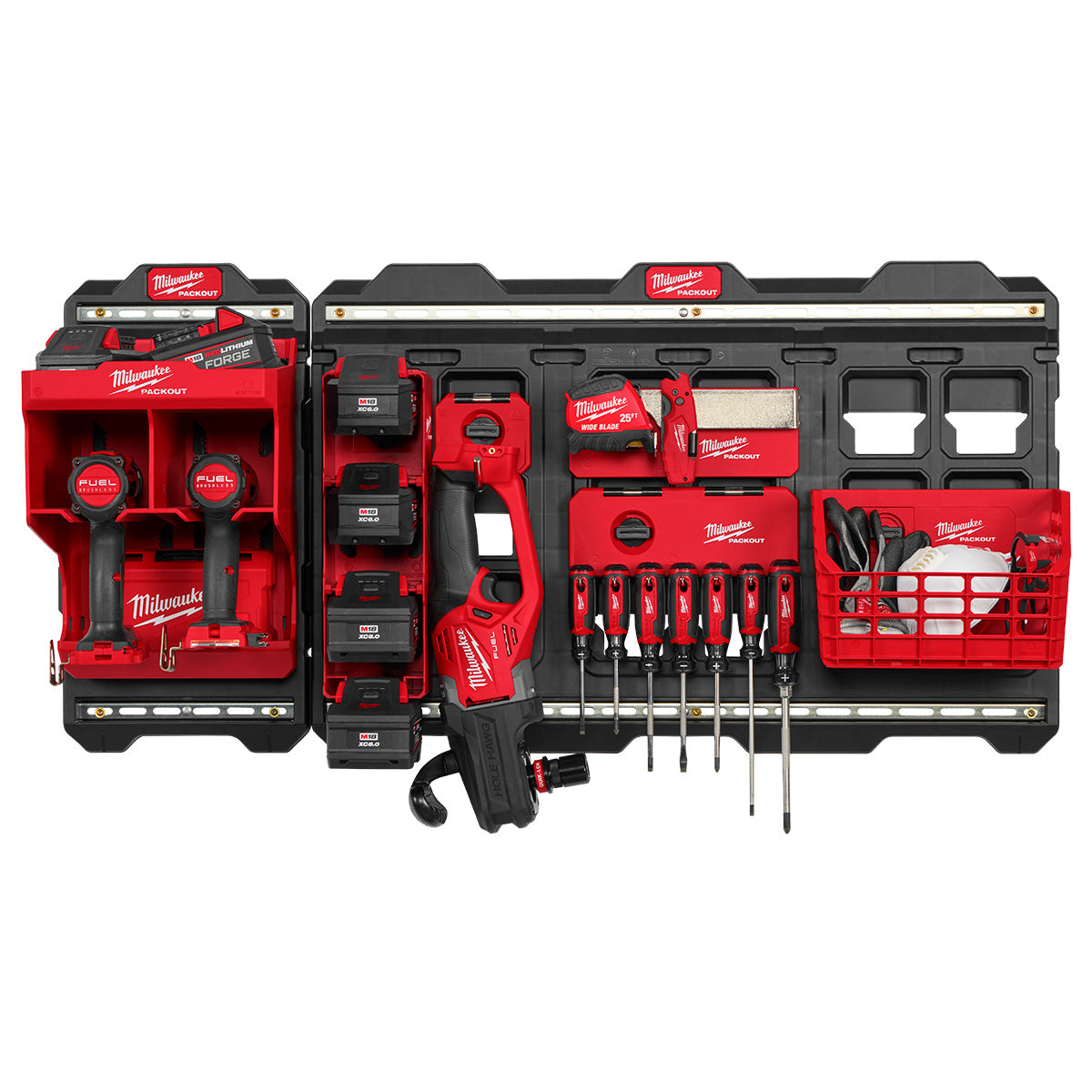 Milwaukee 48-22-8497 - PACKOUT™ Large Wall Plate - Wise Line Tools