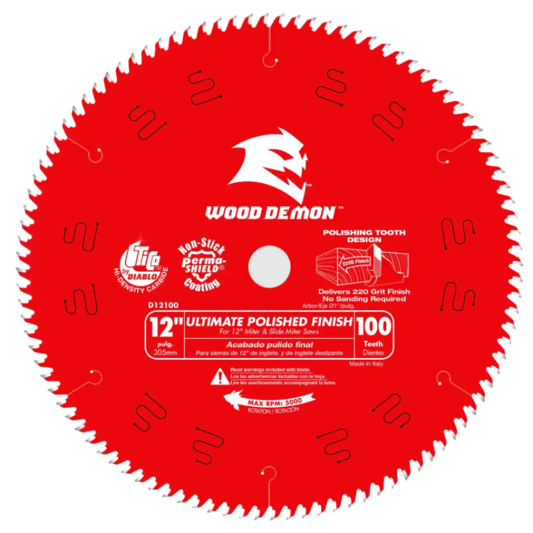 DIABLO D12100X  -  12'' 100T SAW BLADE