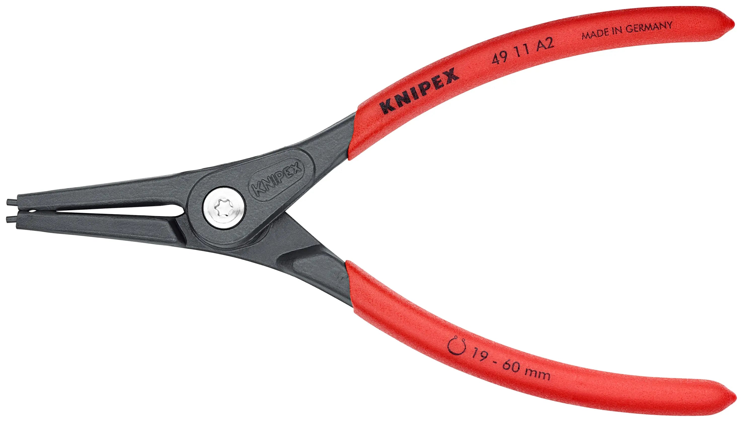 KNIPEX 001957 - 4 Pc Precision Snap Ring Pliers Set in Tool Roll
