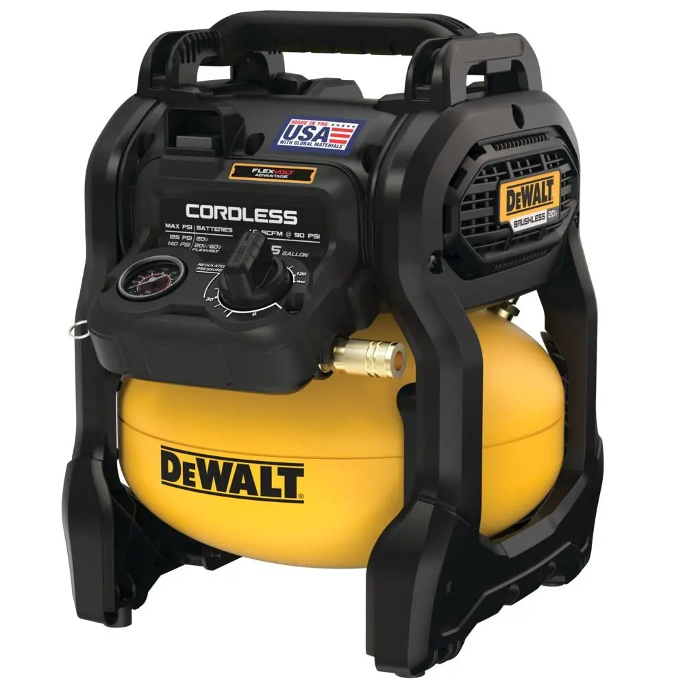 DEWALT DCC2520B-20V MAX* 2-1/2 Gallon. Brushless Cordless Air Compressor (Tool Only)