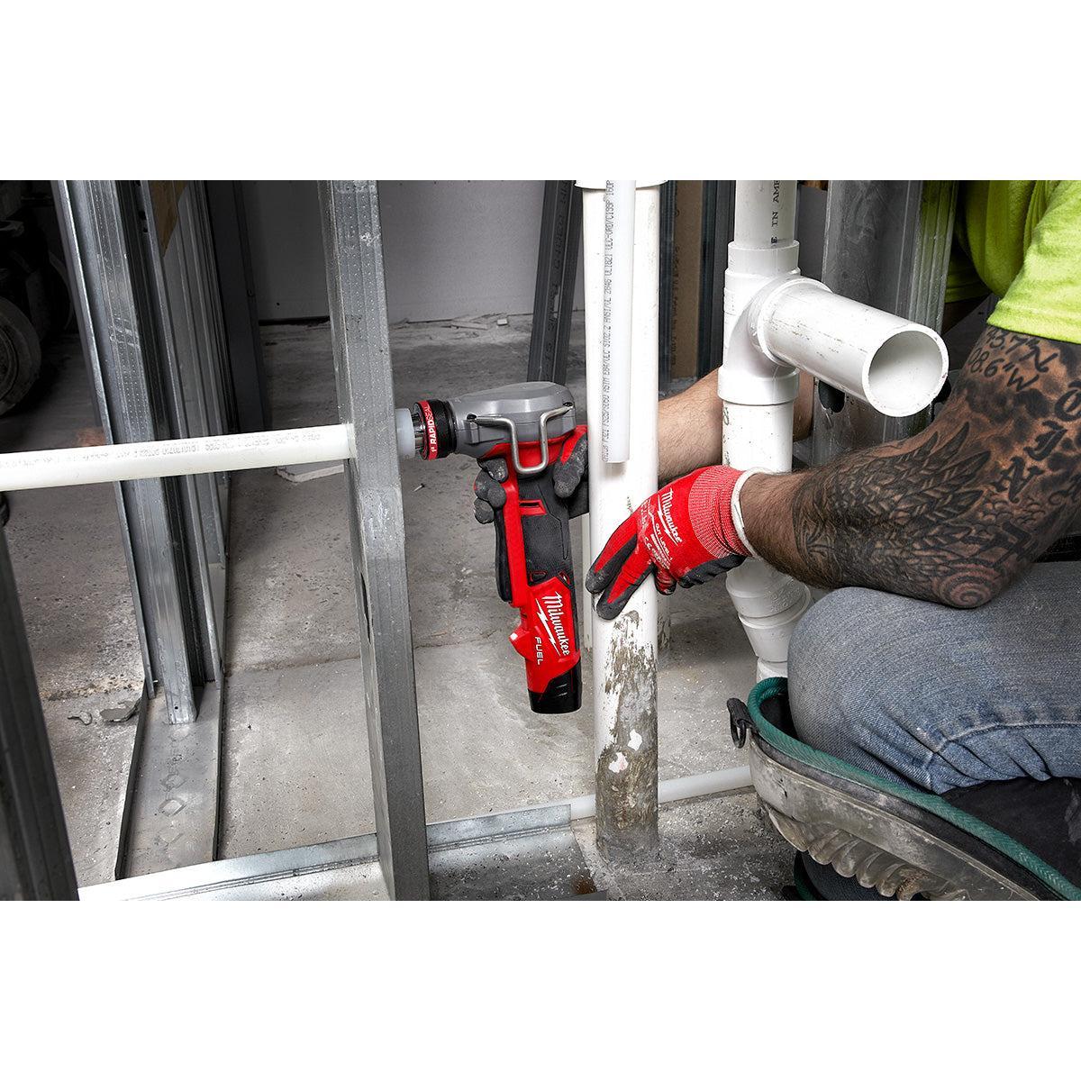 Milwaukee 2532-22 - M12 FUEL™ ProPEX® Expander Kit w/ 1/2"-1" RAPID SEAL™  ProPEX® Expander Heads - Wise Line Tools