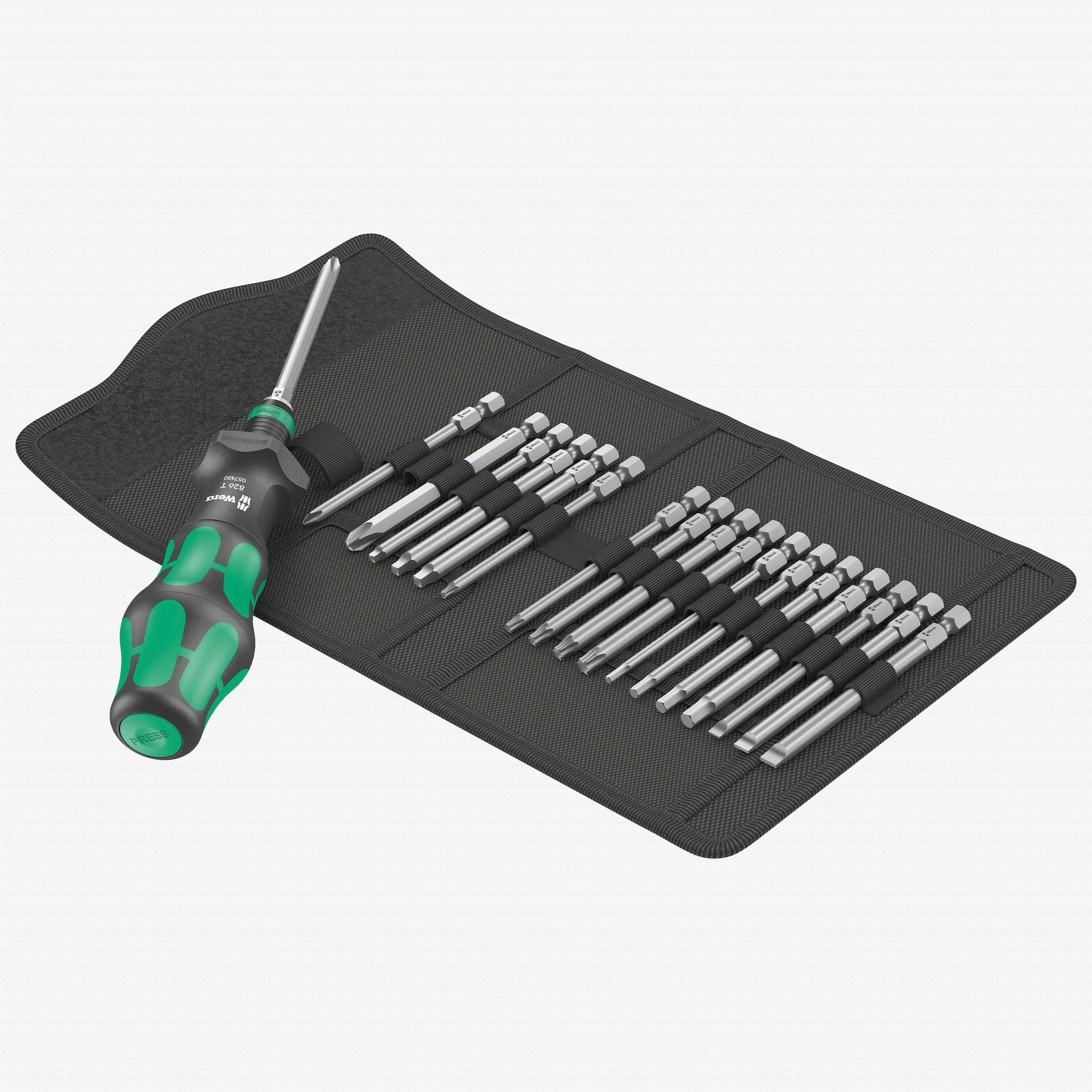Wera 057483  -  Kraftform Turbo Bitholding Screwdriver - 19pc Set