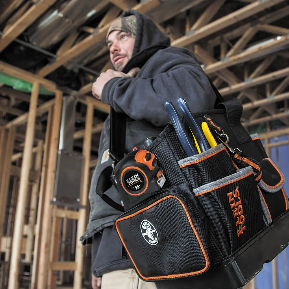 KLEIN KLE-5541610-14 - Tool Bag, Tradesman Pro™ Tool Tote, 40 Pockets, 10-Inch