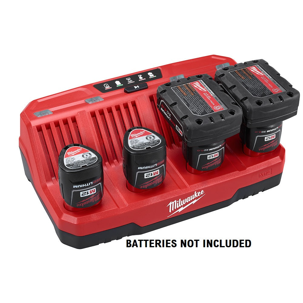 Milwaukee 48-59-1204 - M12™ 4-Bay Sequential Charger - Wise Line Tools