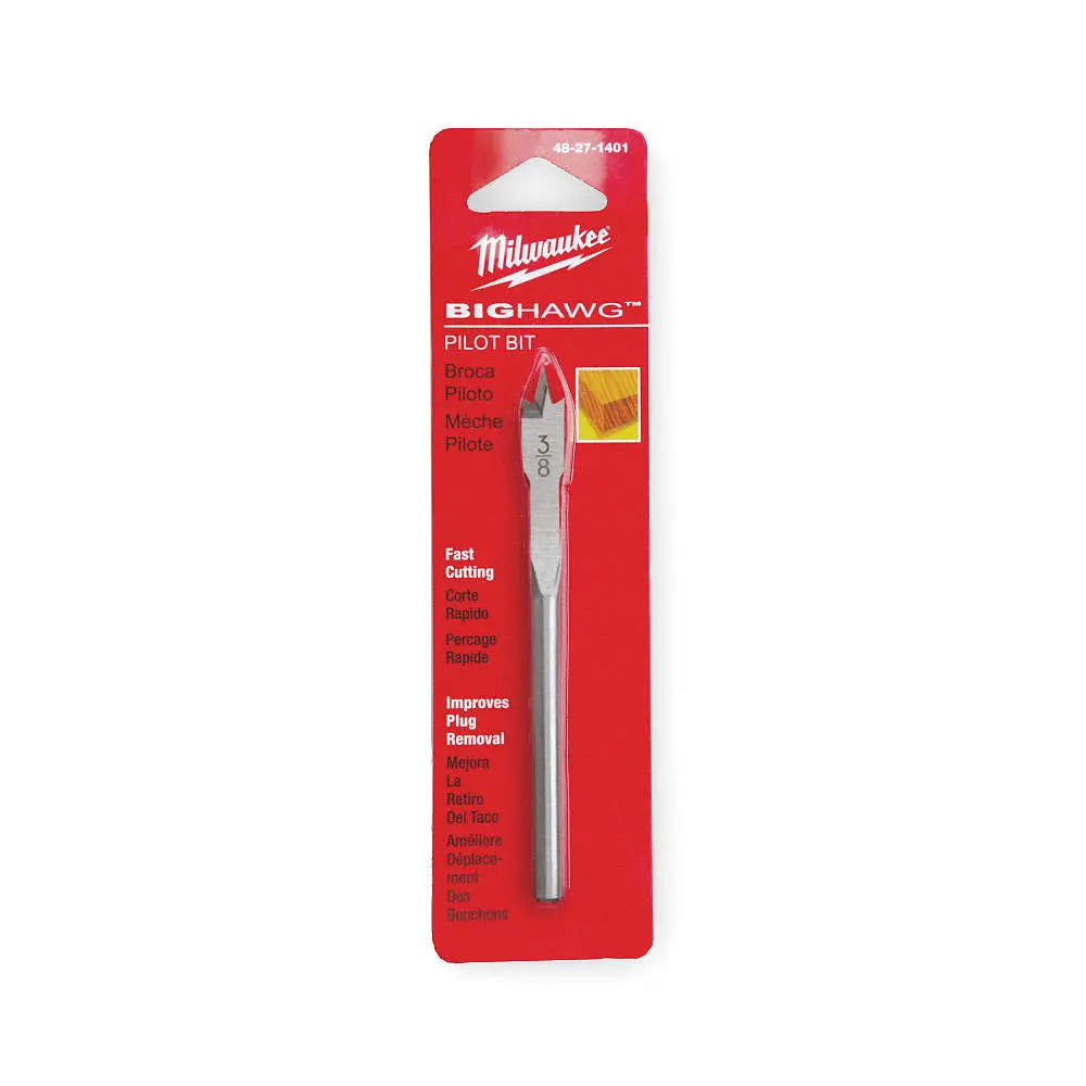 Milwaukee 48-27-1401 - BIG HAWG™ with Carbide Teeth Clean Wood Pilot Bit