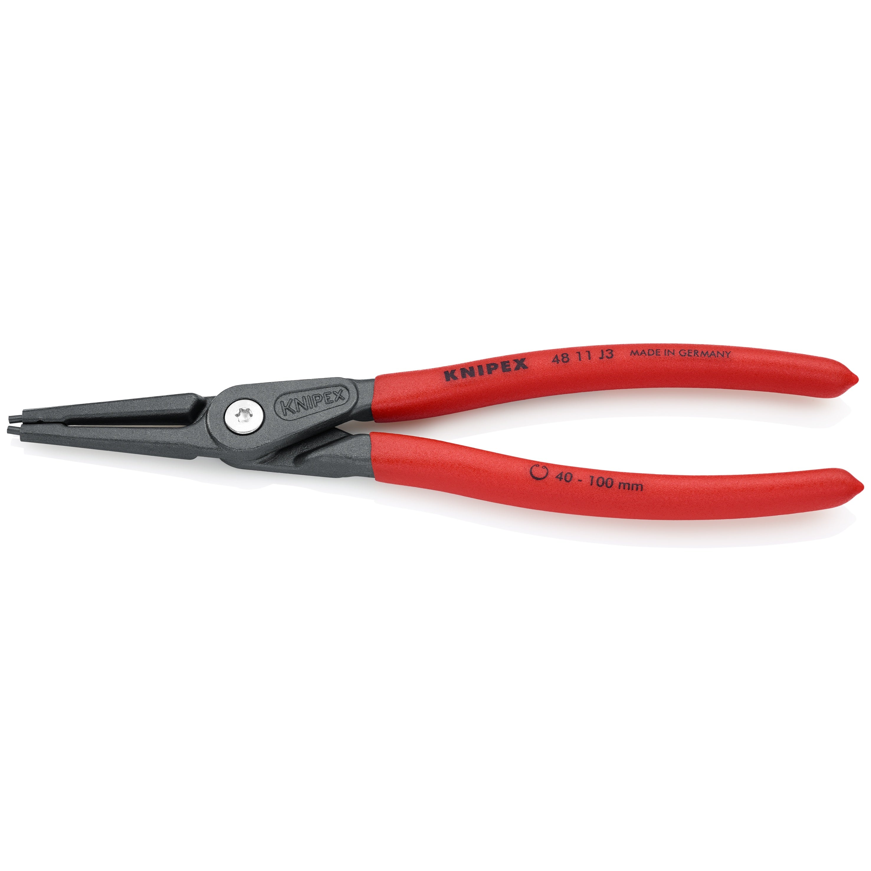 KNIPEX 4811J3 - 9" Internal Precision Snap Ring Pliers