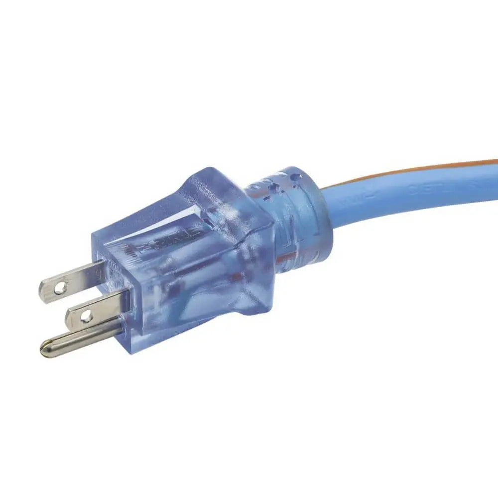 Prime LT530935 Ultra Heavy Duty 100-Foot Artic Blue All-Weather TPE Extension Cord