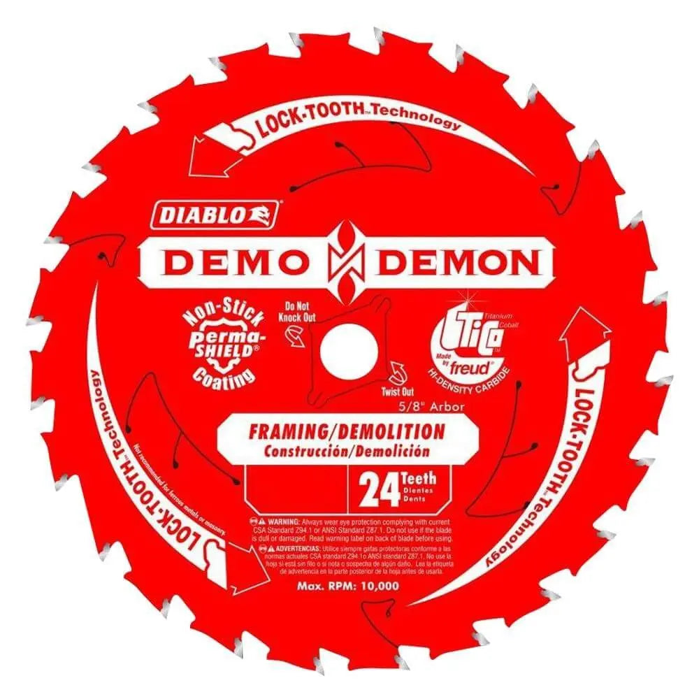 Diablo D0624DA - DB-6-1/2 x 24T Demo Demon