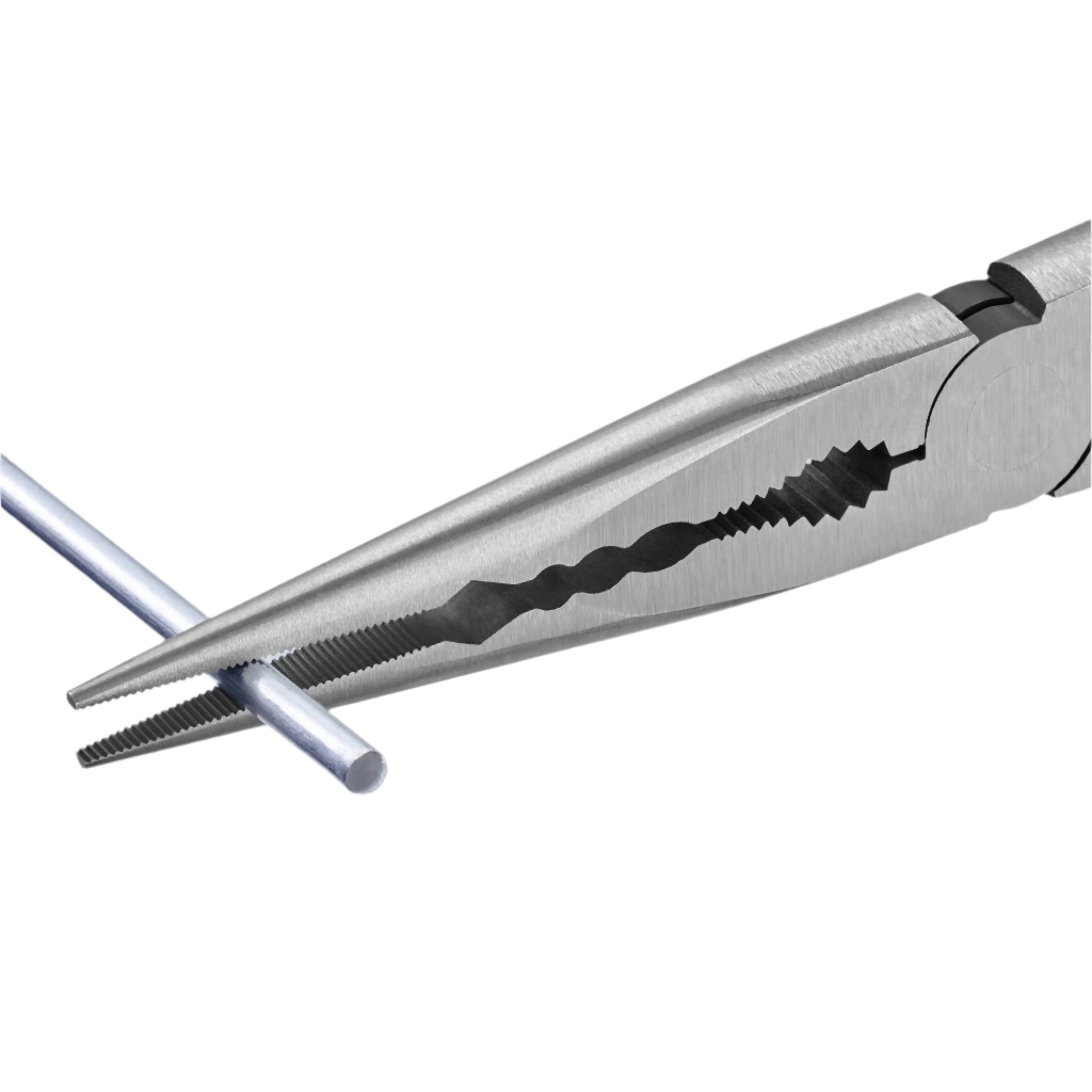 KNIPEX 2871280SBA - 11" Extra Long Needle-Nose Pliers-Straight Jaws