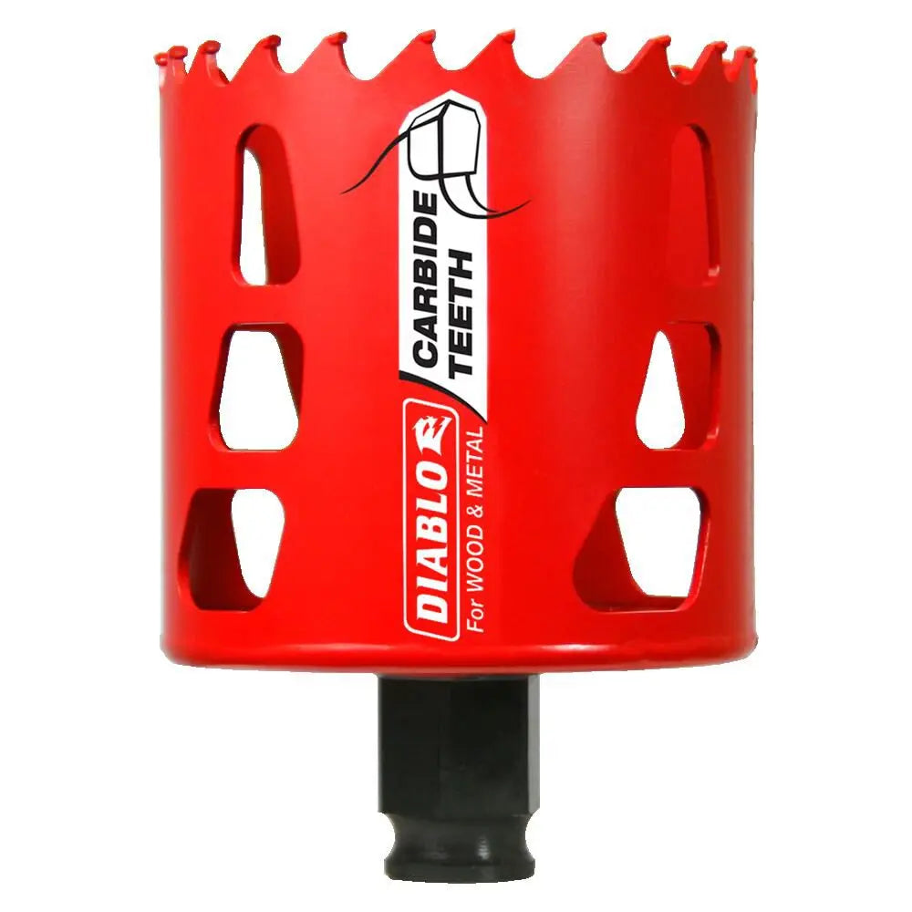 DIABLO DHS2625CT  -  2‑5/8" Carbide‑Tipped Wood & Metal Holesaw