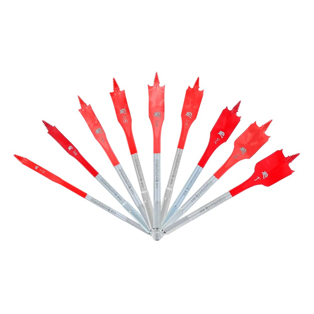 Diablo DSP2930-S9 - 9 pc Spade Bit Set