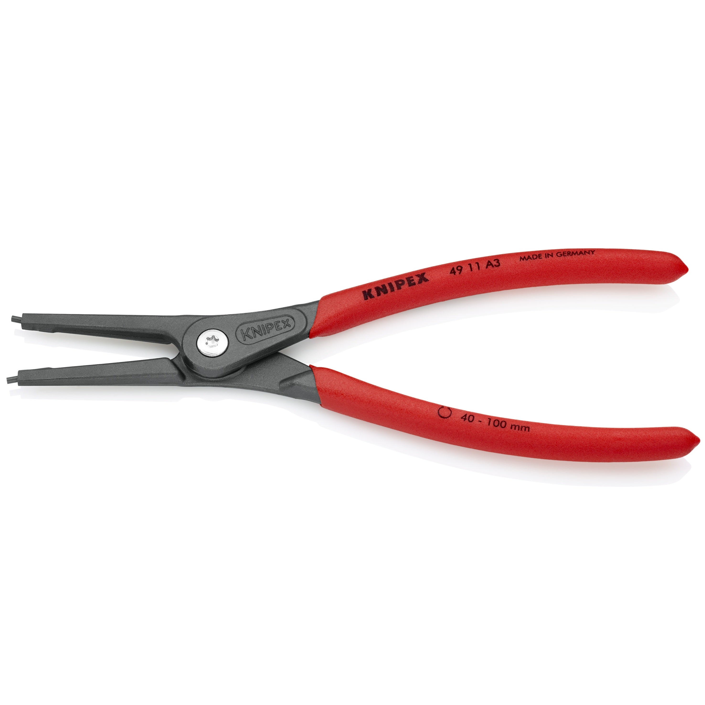 KNIPEX 4911A3 - 9" External Precision Snap Ring Pliers