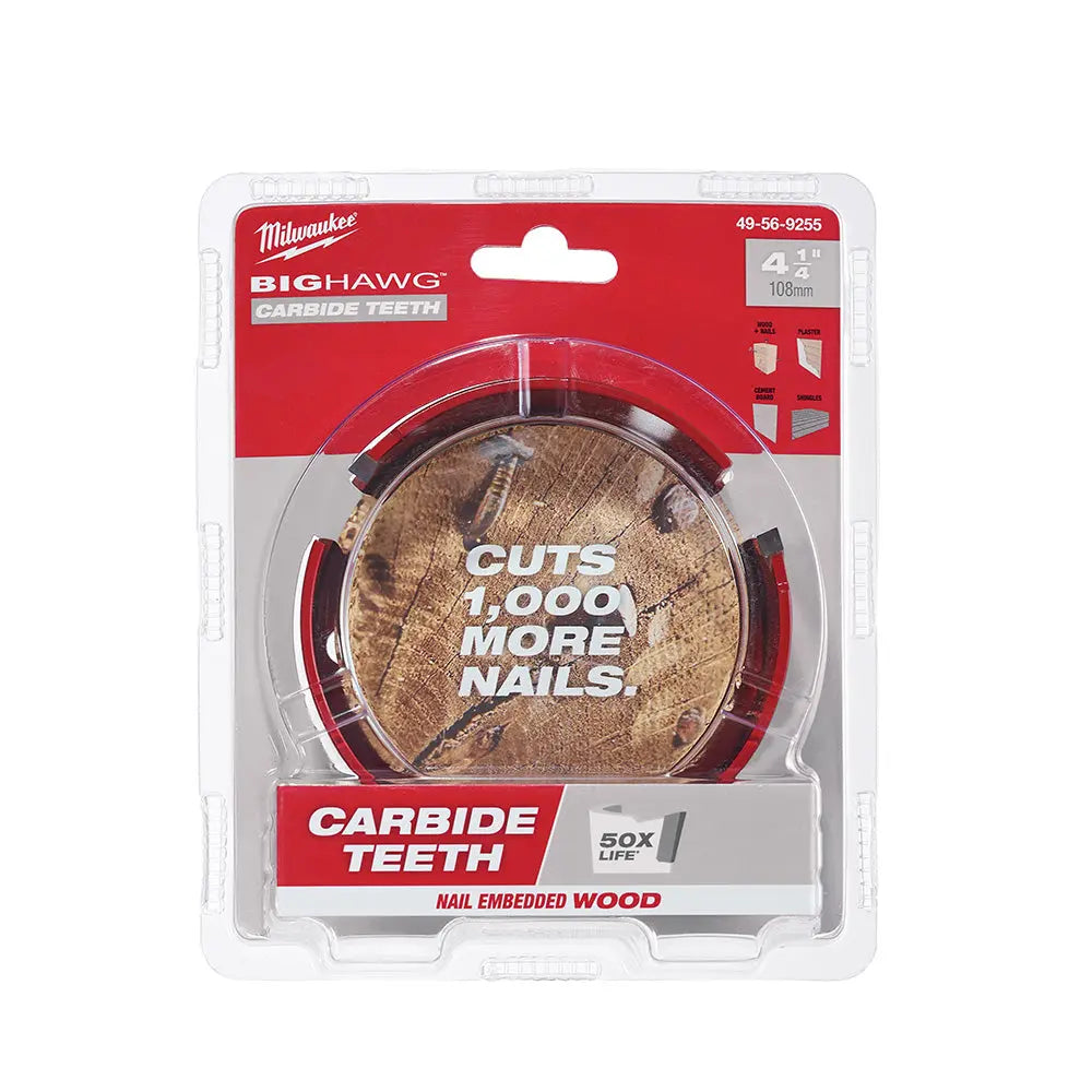 Milwaukee 49-56-9255 - 4-1/4 in. BIG HAWG™ with Carbide Teeth