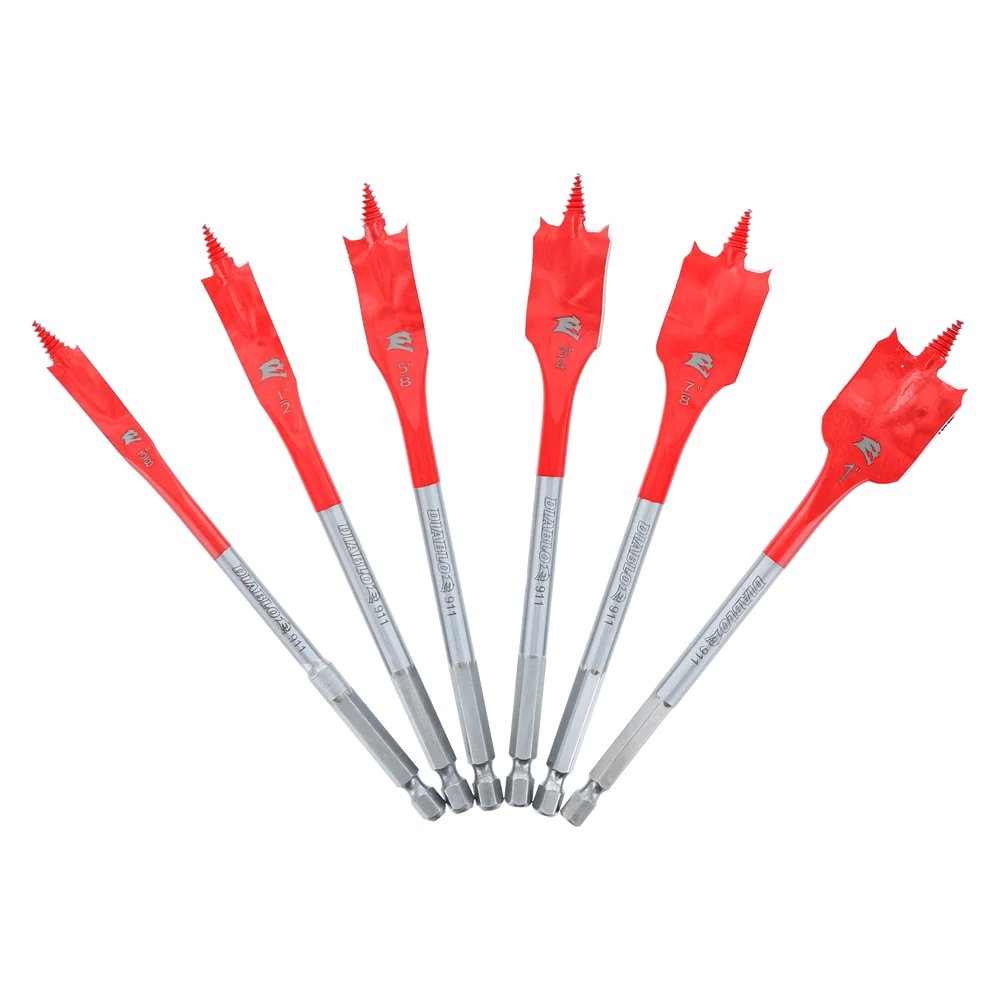 Diablo DSP2920-S6 - 6 pc Spade Bit Set