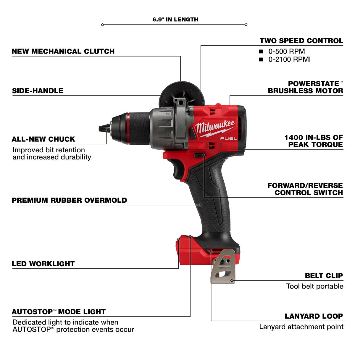 Milwaukee 2904-20 - M18 FUEL™  1/2" Hammer Drill/Driver