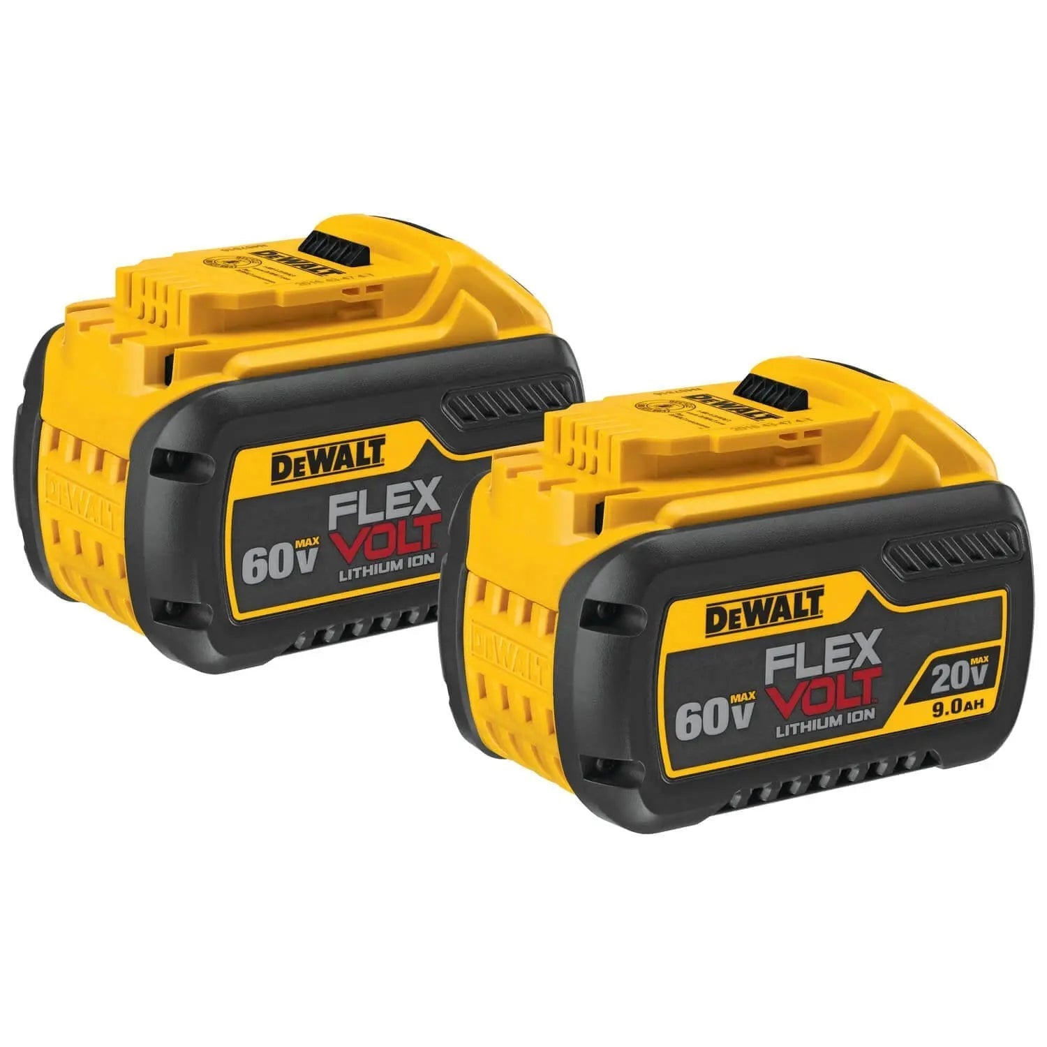 DEWALT DCB609-2-FLEXVOLT 20V/60V MAX* Batteries, 9.0-Ah, 2-Pack