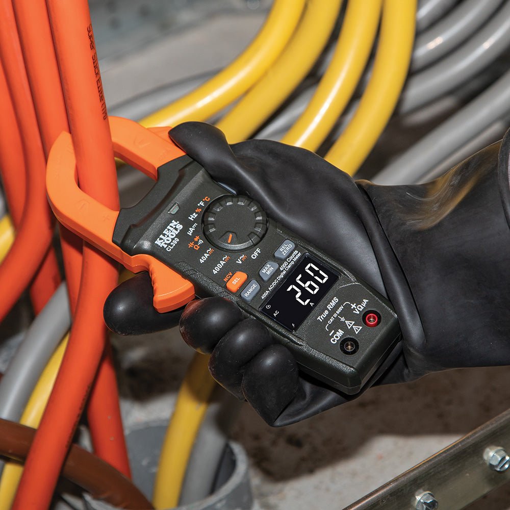 KLEIN KLE-CL390 - AC/DC Digital Clamp Meter, Auto-Ranging 400 Amp
