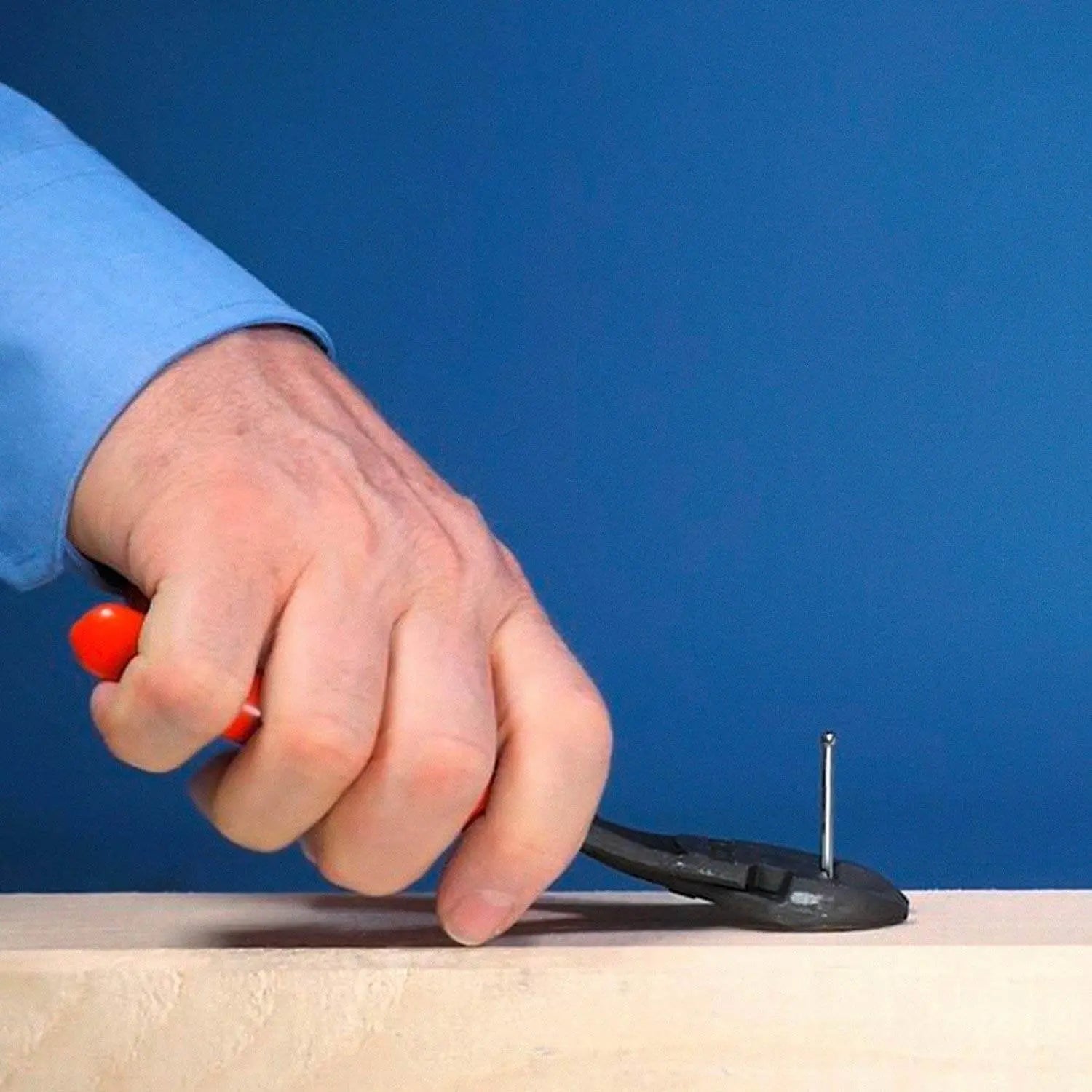 KNIPEX 7421250SBA - 10" High Leverage 12° Angled Diagonal Cutters