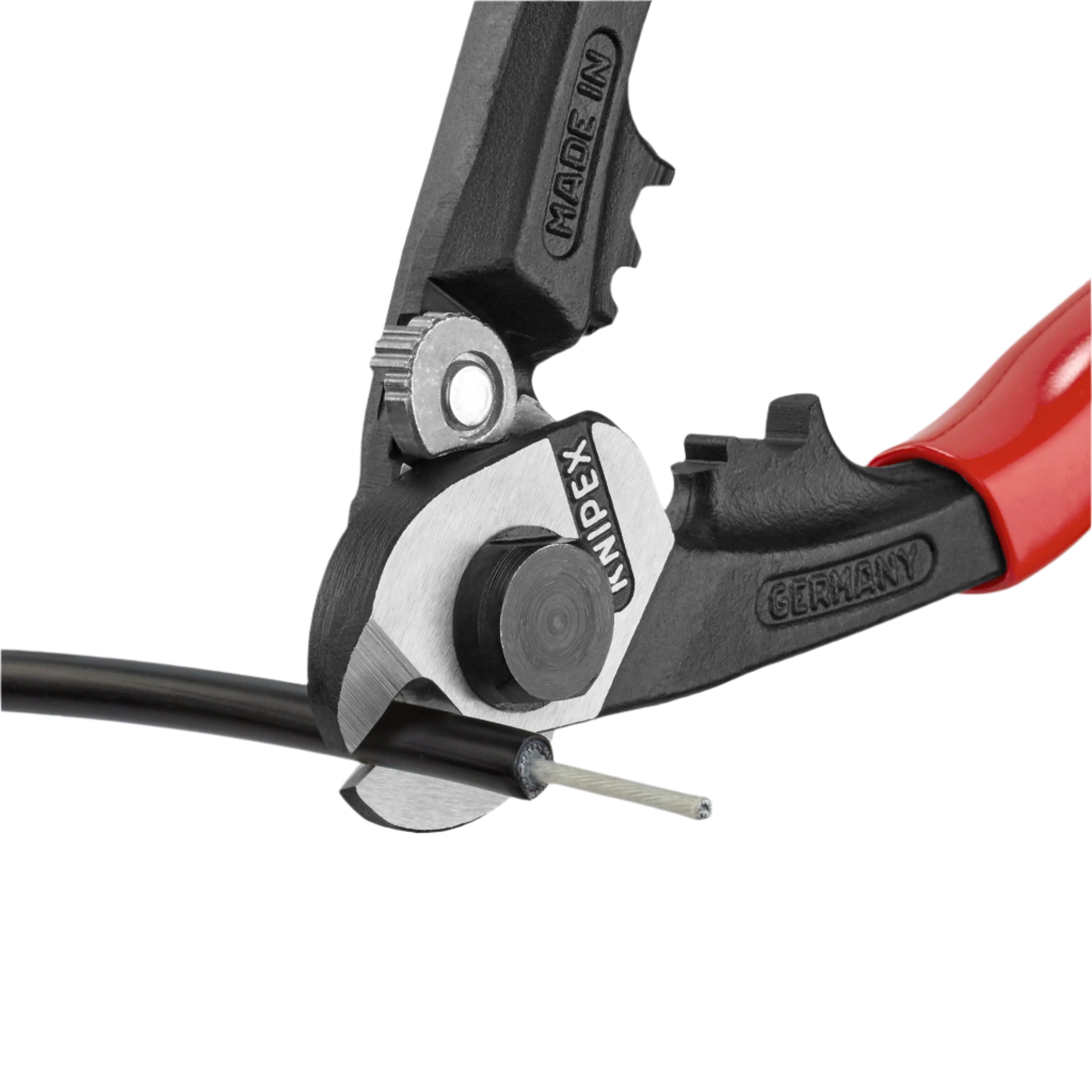 KNIPEX 9561190SBA - 7 1/2" Wire Rope Shears