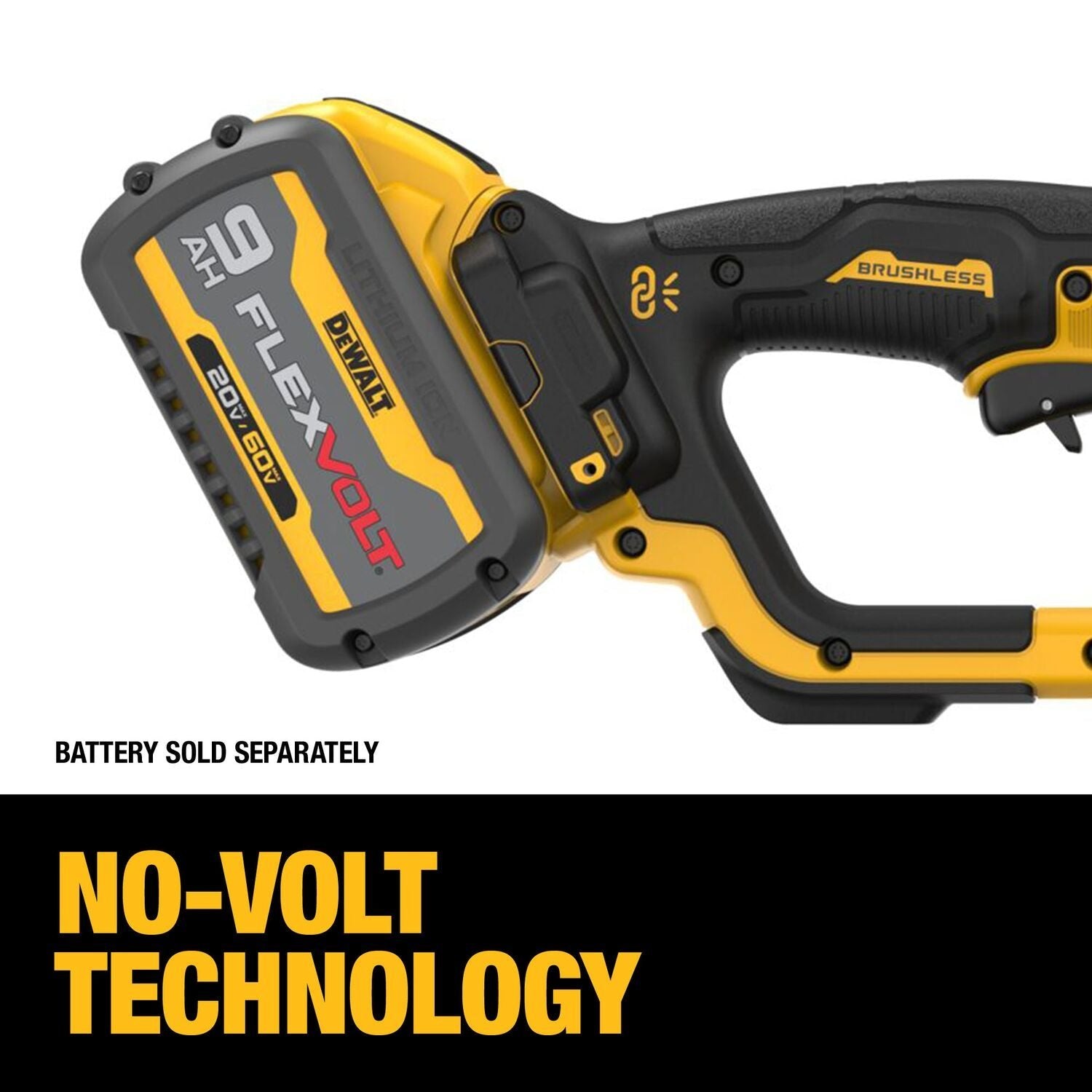 DEWALT DCG460B-60V MAX* 7 "-9" Large Angle Grinder (Tool Only)