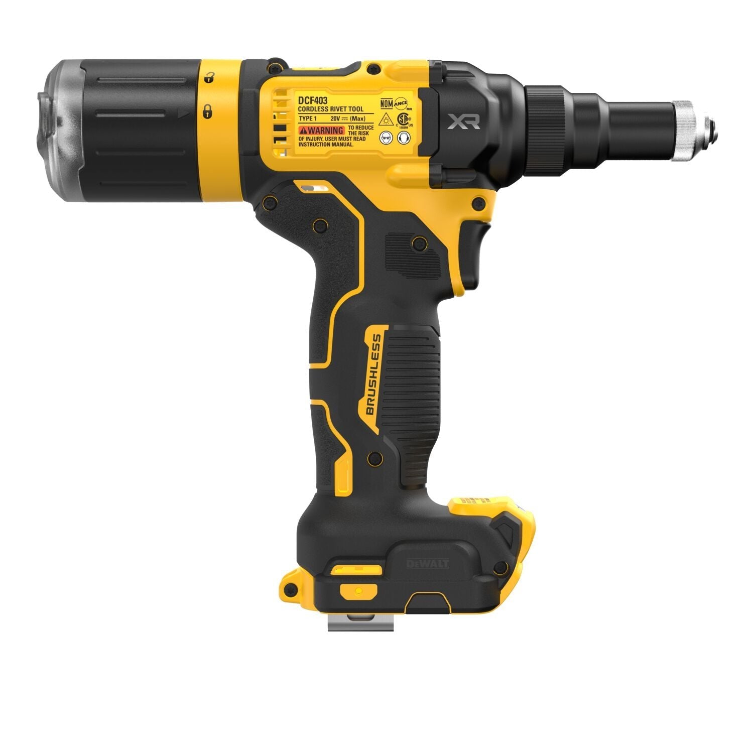 DEWALT DCF403B-20V MAX* XR Brushless Cordless 3/16" Rivet Tool (Tool Only)