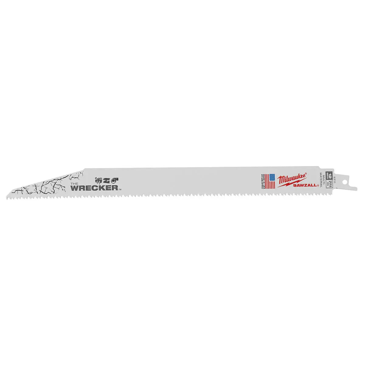 Milwaukee 48-00-5711 - The WRECKER™ Multi-Material SAWZALL® Blade 12" 7/11TPI 5pk
