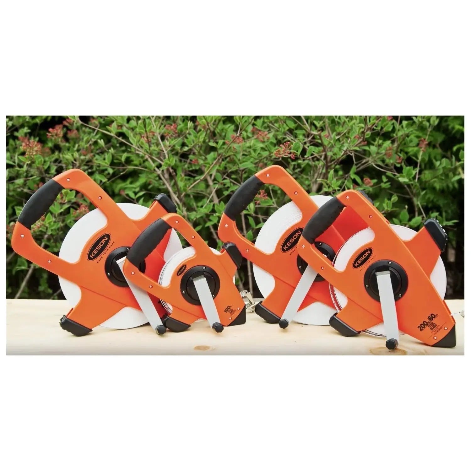 Keson SNR18200 - 200' Nylon Coated Steel Measuring Tape