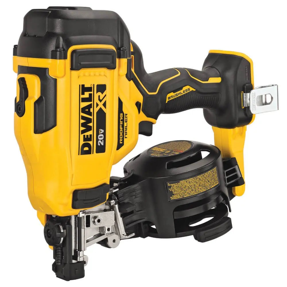 DEWALT DCN45RNB-20V MAX* 15 Degree Cordless Coil Roofing Nailer