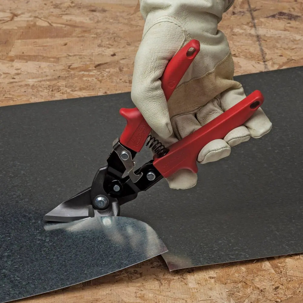 Malco M2006 1-1/4-Inch Cut Capacity 10-3/4-Inch Left Cut Offset Aviation Snip