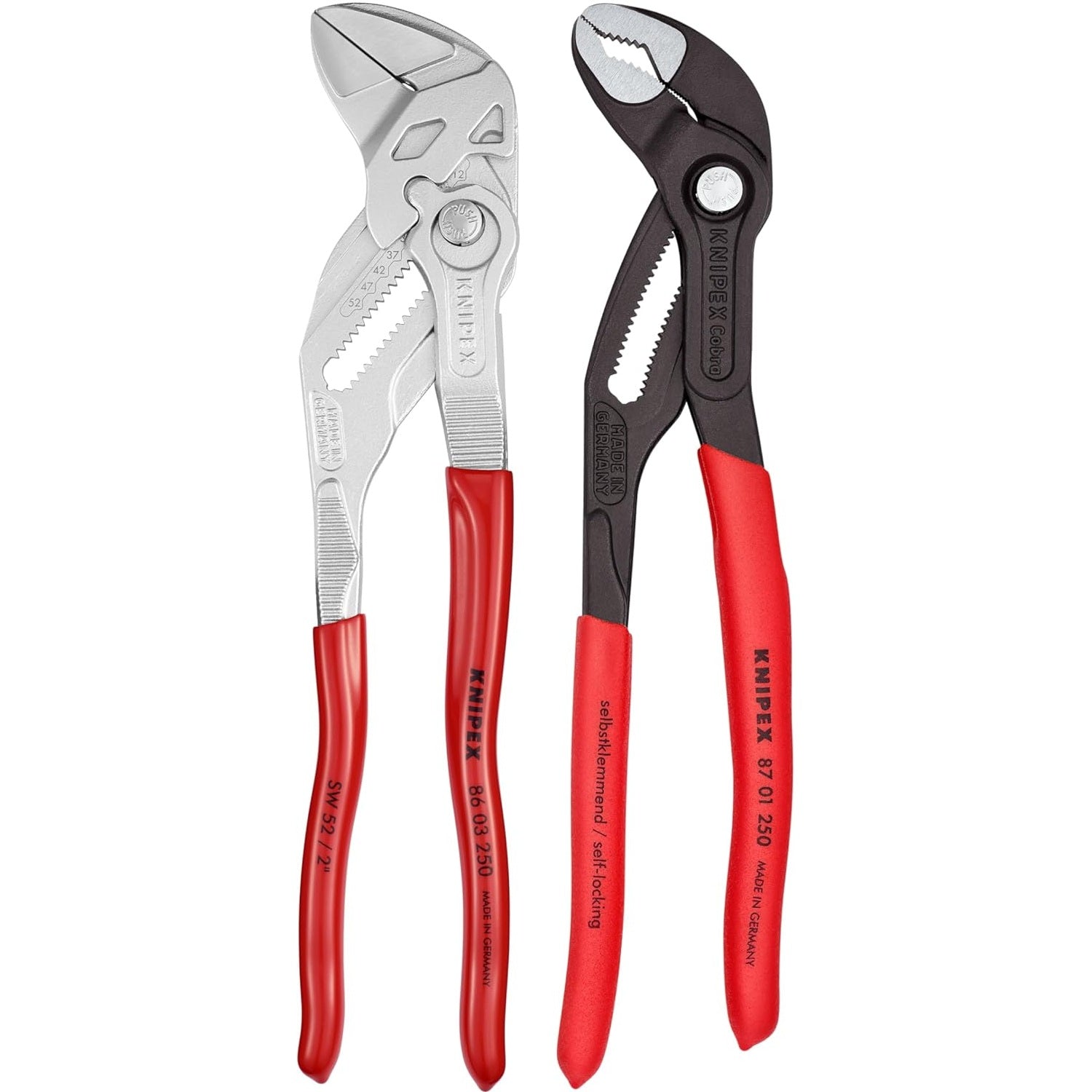 KNIPEX 9K0080147US - 2 Pc 10" Cobra® Water Pump and Pliers Wrench Set