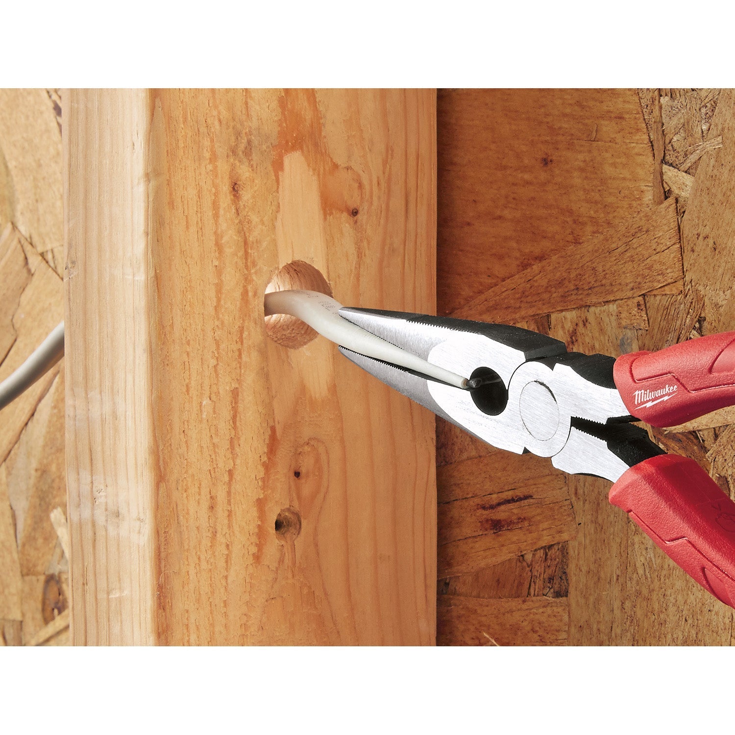 Milwaukee 48-22-6101 - 8 in. Long Nose Pliers - Wise Line Tools