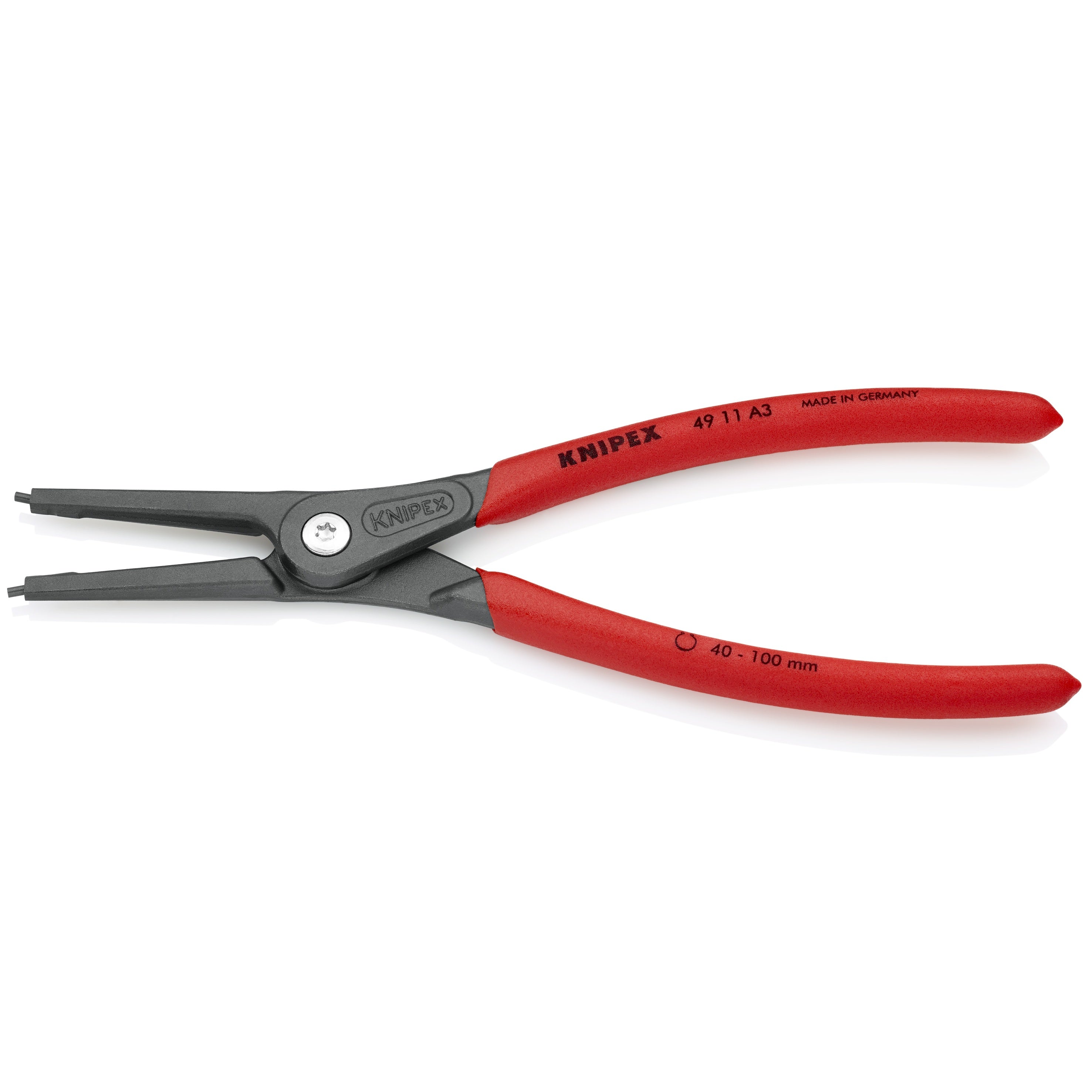 KNIPEX 4911A2 - 7 1/4" External Precision Snap Ring Pliers