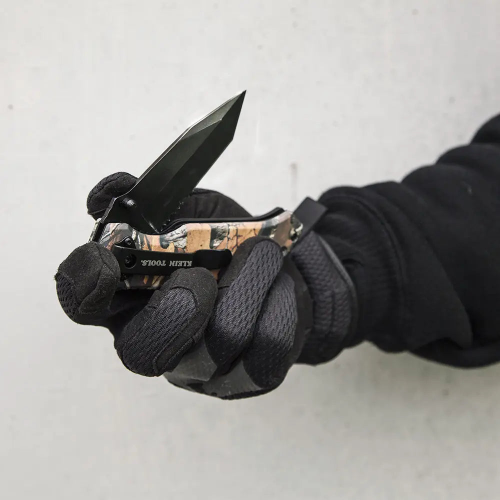 KLEIN KLE-44222 - Pocket Knife, REALTREE XTRA™ Camo, Tanto Blade