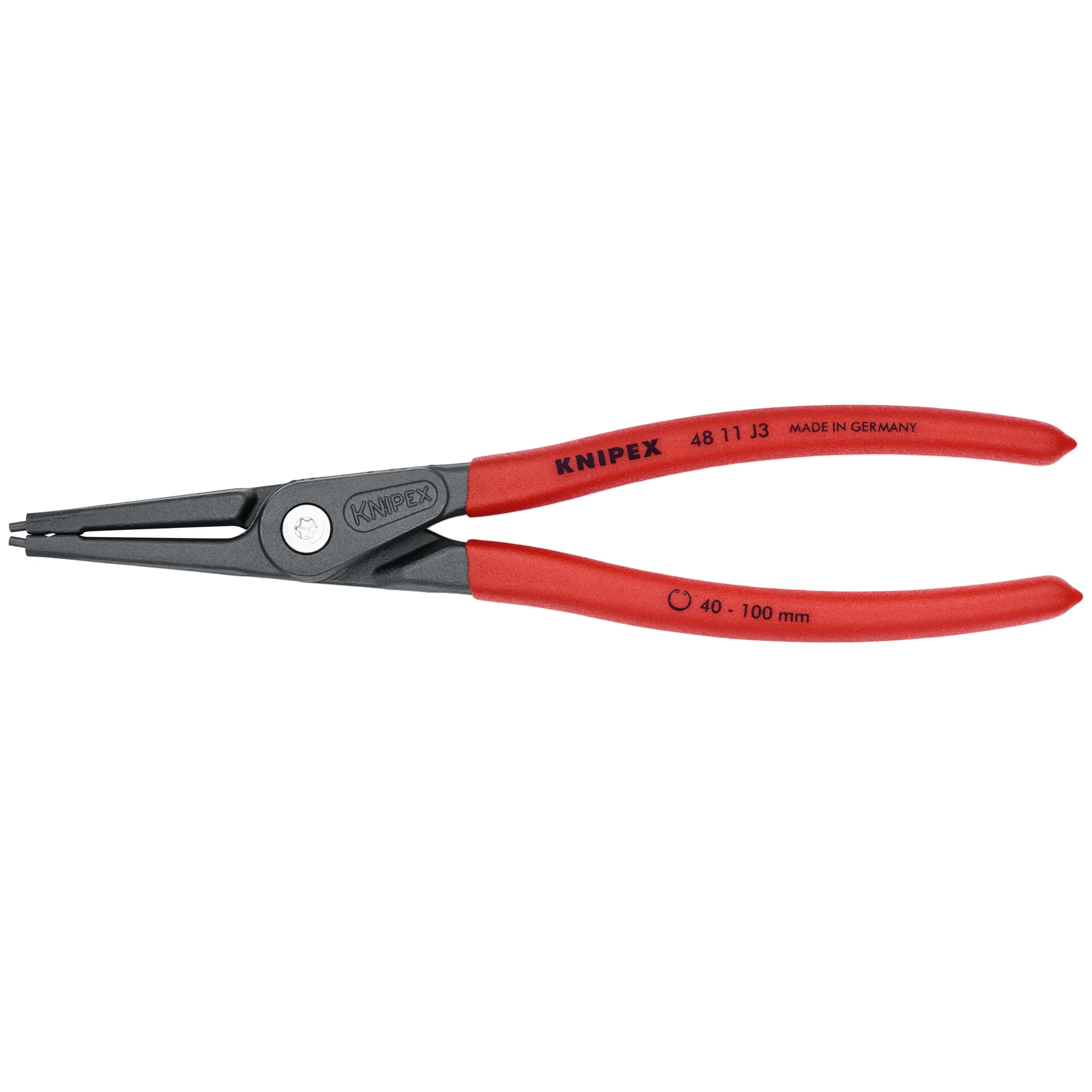 KNIPEX 4811J3 - 9" Internal Precision Snap Ring Pliers