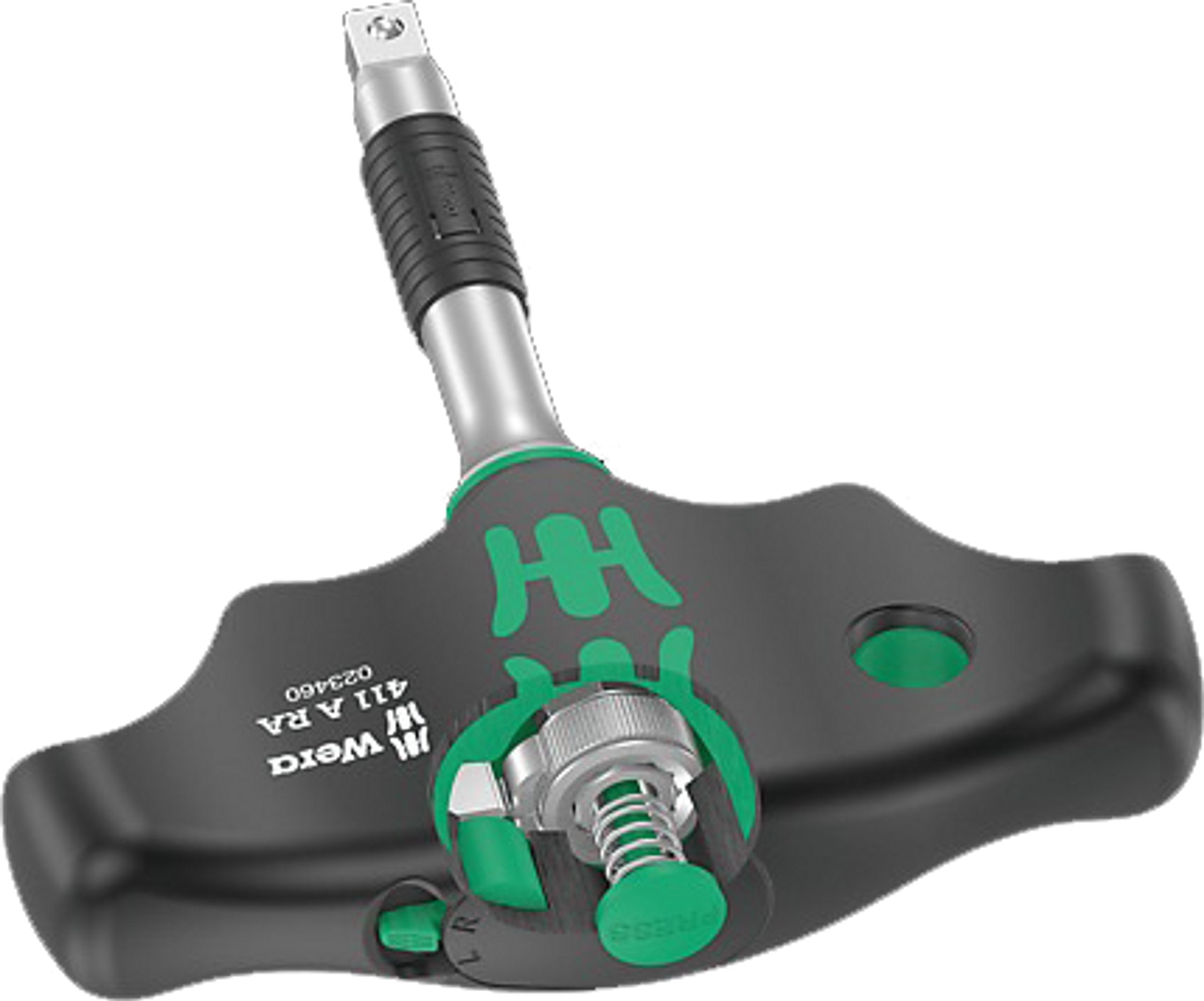 WERA-023460 1/4" Drive 411 RA T-Handle W/ Ratchet Function