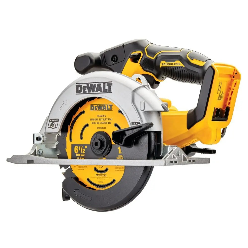 DEWALT DCS565B-20V MAX* Circular Saw, 6-1/2-In. Cordless, Tool Only