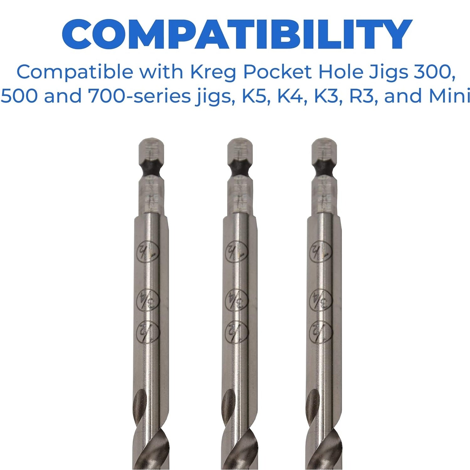 KREG KPHA300 - Easy-Set Pocket-Hole Drill Bit